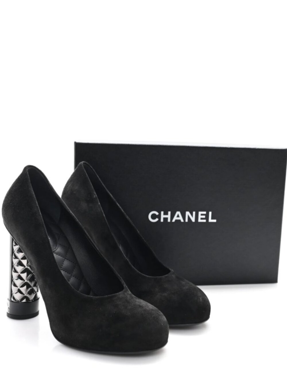 Chanel Suede Calfskin Pumps